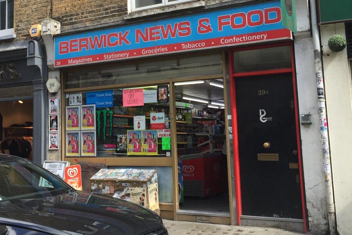 39 Berwick Street, 39 Berwick Street, Soho, W1F 8RU