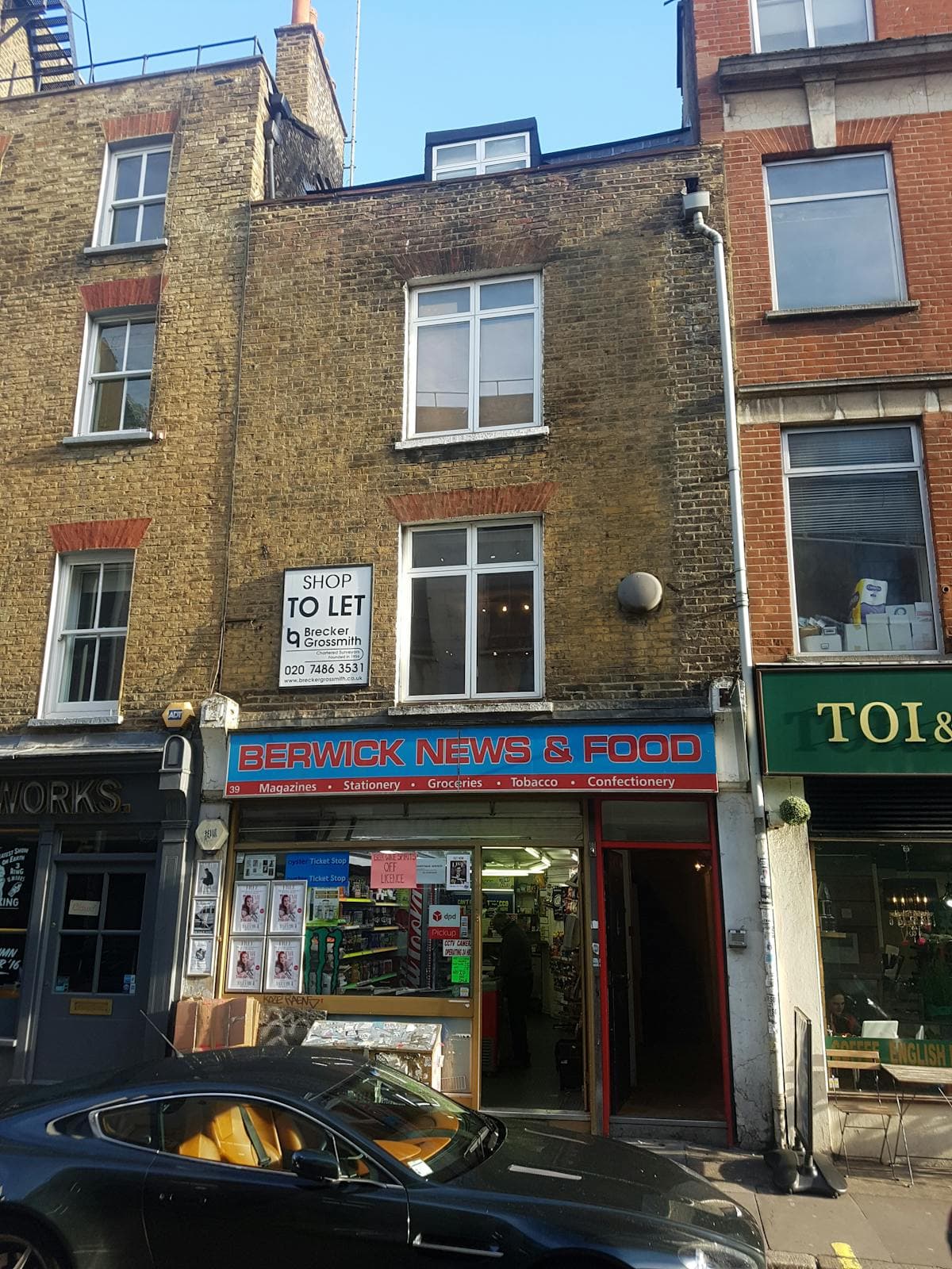 39 Berwick Street, Soho, London, W1F 8RU