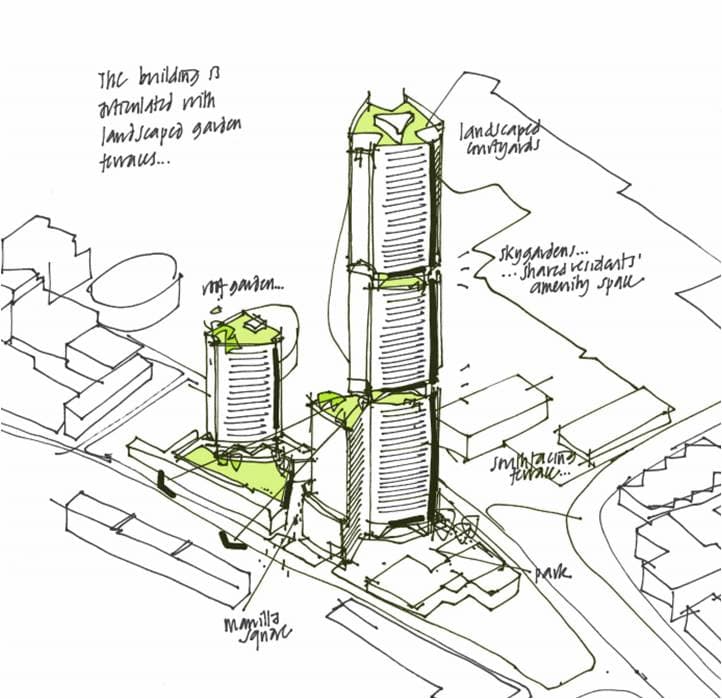 London Docklands Alpha Square – Revised Plans