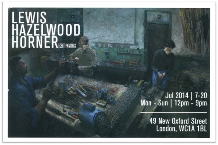 Artist in Residence: Lewis Hazelwood Horner at James Smith & Sons